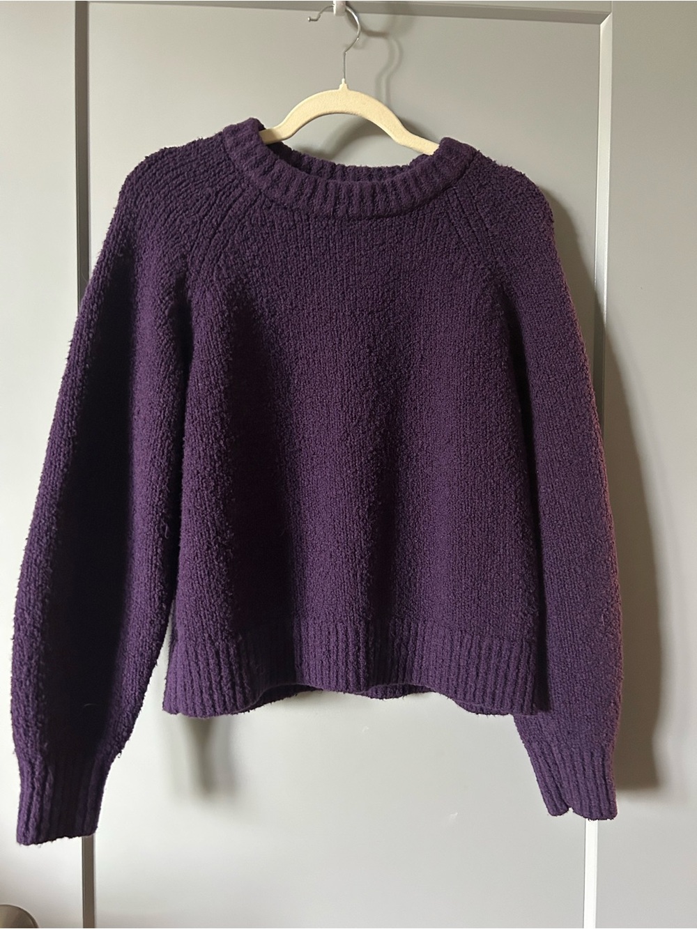 Banana Republic Rich Plum Crewneck Sweater